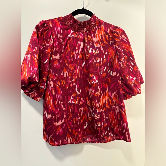THML colourful puff sleeve blouse - Picture 5 of 5